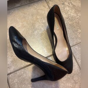 Massimo Dutti leather heels size 41